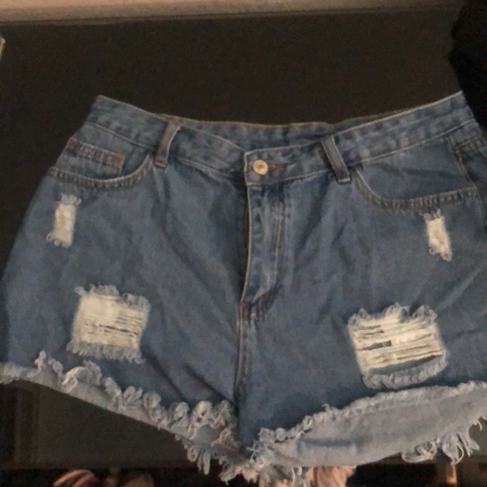 Denim shorts